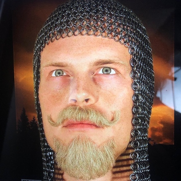 Real Human Hair Beard and Mustache Kit - Picture 9 of 9